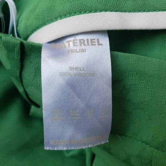 Materiel‎ Tbilisi High Rise Wide Leg Pants Green